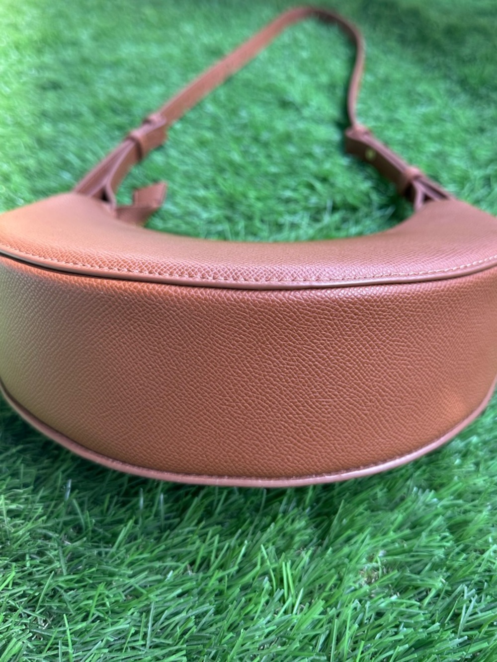 NWOT JW PEI Sharon Brown Crossbody Crescent Vegan Leather Bag - Picture 10 of 11